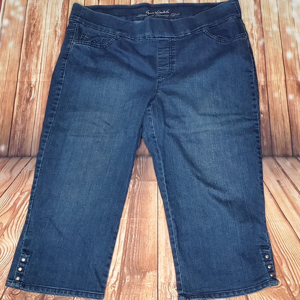 Gloria Vanderbilt Stretch Plus Size Crop Pants